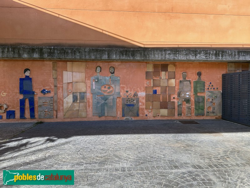 Salt - Mural <i>La gent del Mercat</i>