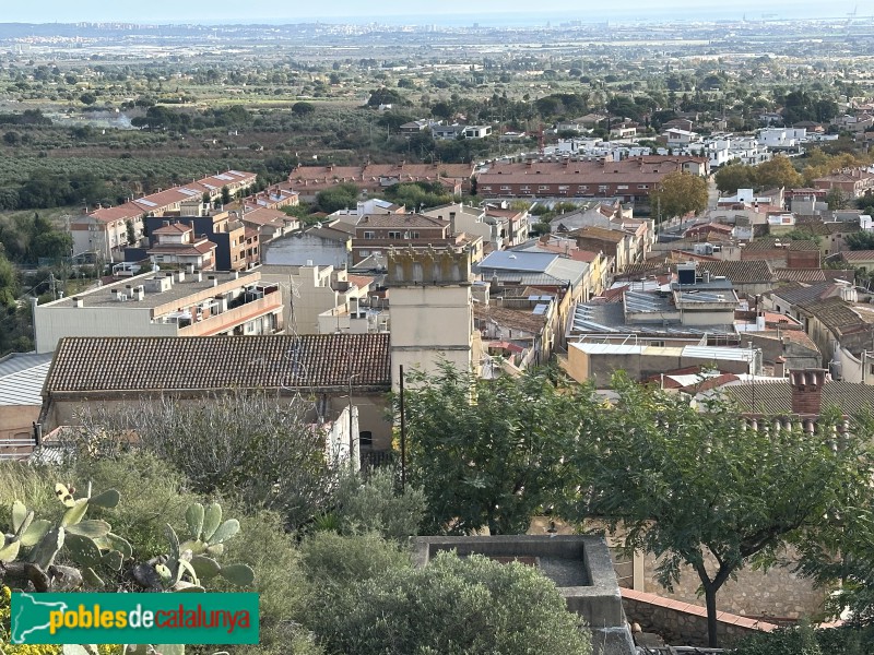 Castellvell del Camp, des de l'ermita de Sant Anna