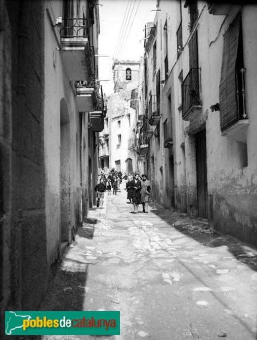 Un carrer de Castellvell del Camp