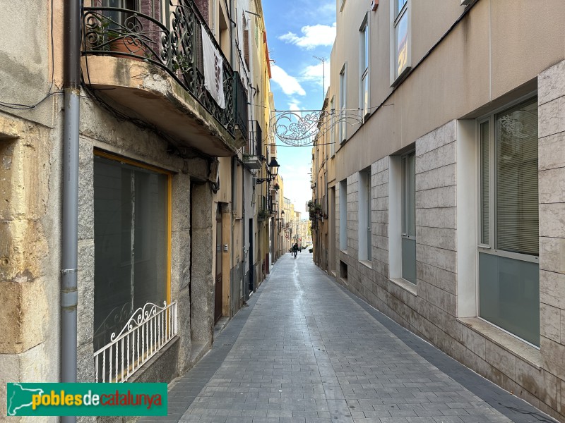 Un carrer de Castellvell del Camp