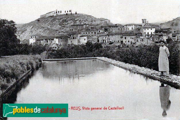 Castellvell del Camp. Postal antiga