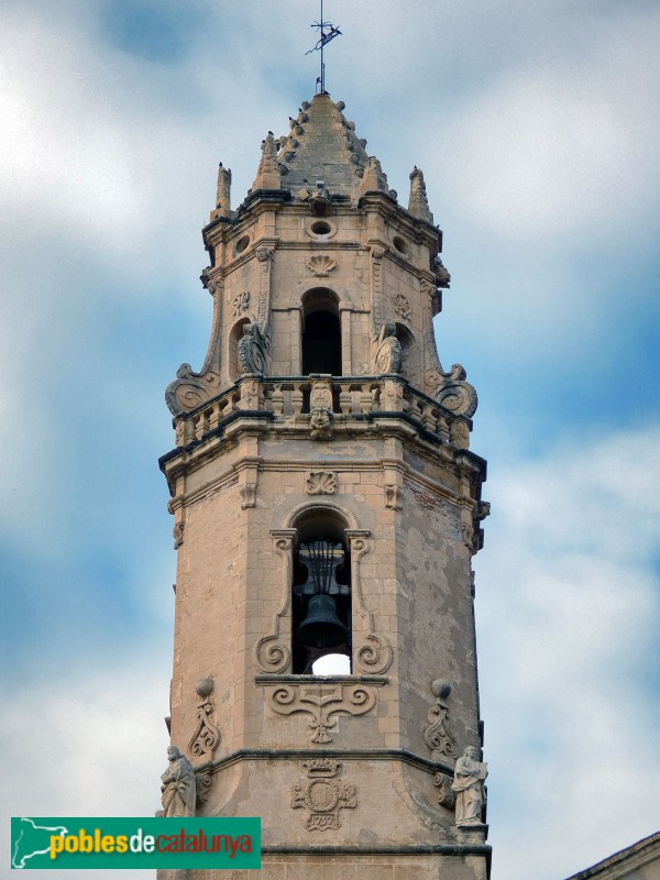 Maspujols - Església de Santa Maria Assumpta. Campanar