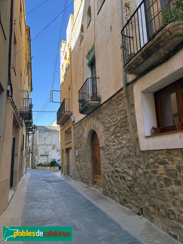 Les Borges del Camp - Un carrer del nucli antic