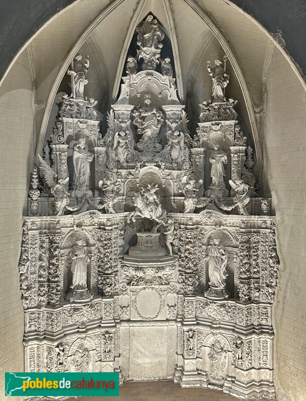 Cassà de la Selva - Església de Sant Martí. Maqueta