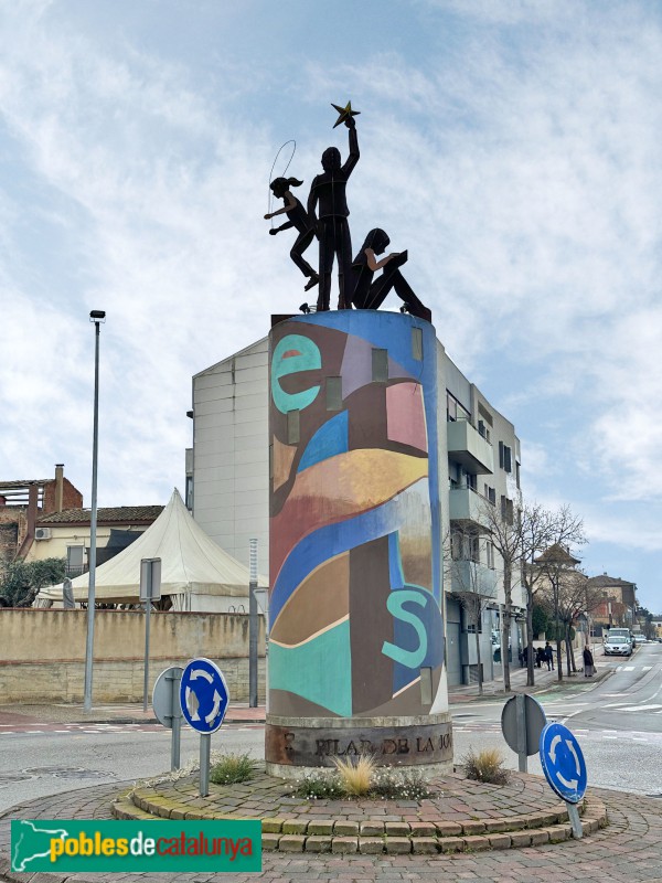 Cassà de la Selva - Monument a la Salle