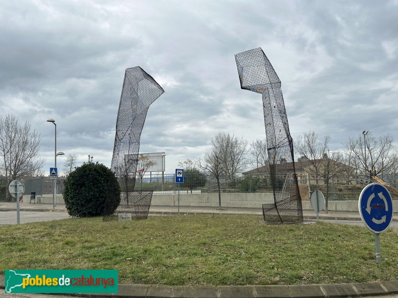 Cassà de la Selva - Escultura <i>Porta invisible</i>