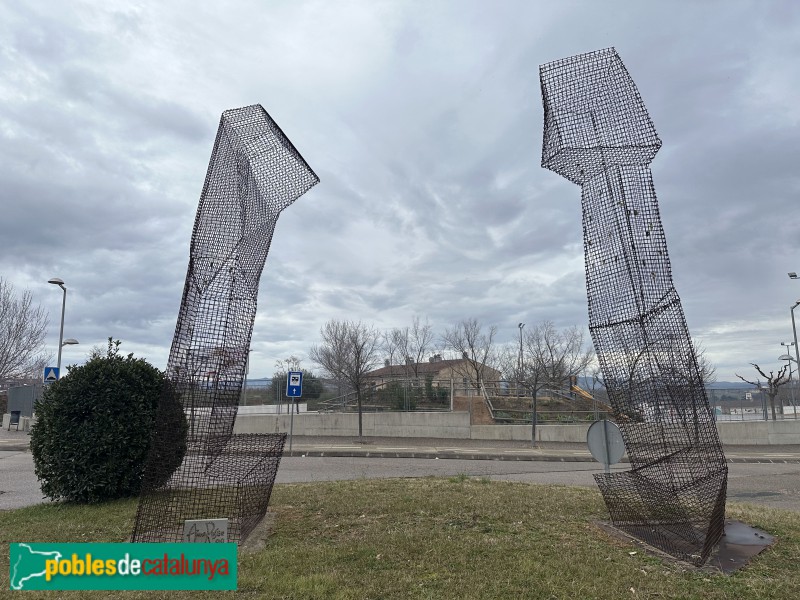 Cassà de la Selva - Escultura <i>Porta invisible</i>